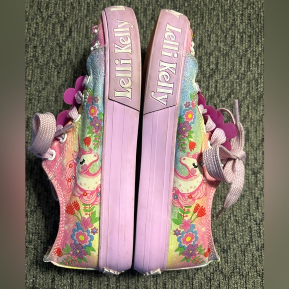 Lelli Kelly Girls Unicorn Sneakers Pink Girls U.S. Size 1